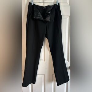 Express Columnist Barely Boot Mid Rise Pants -‎ Black